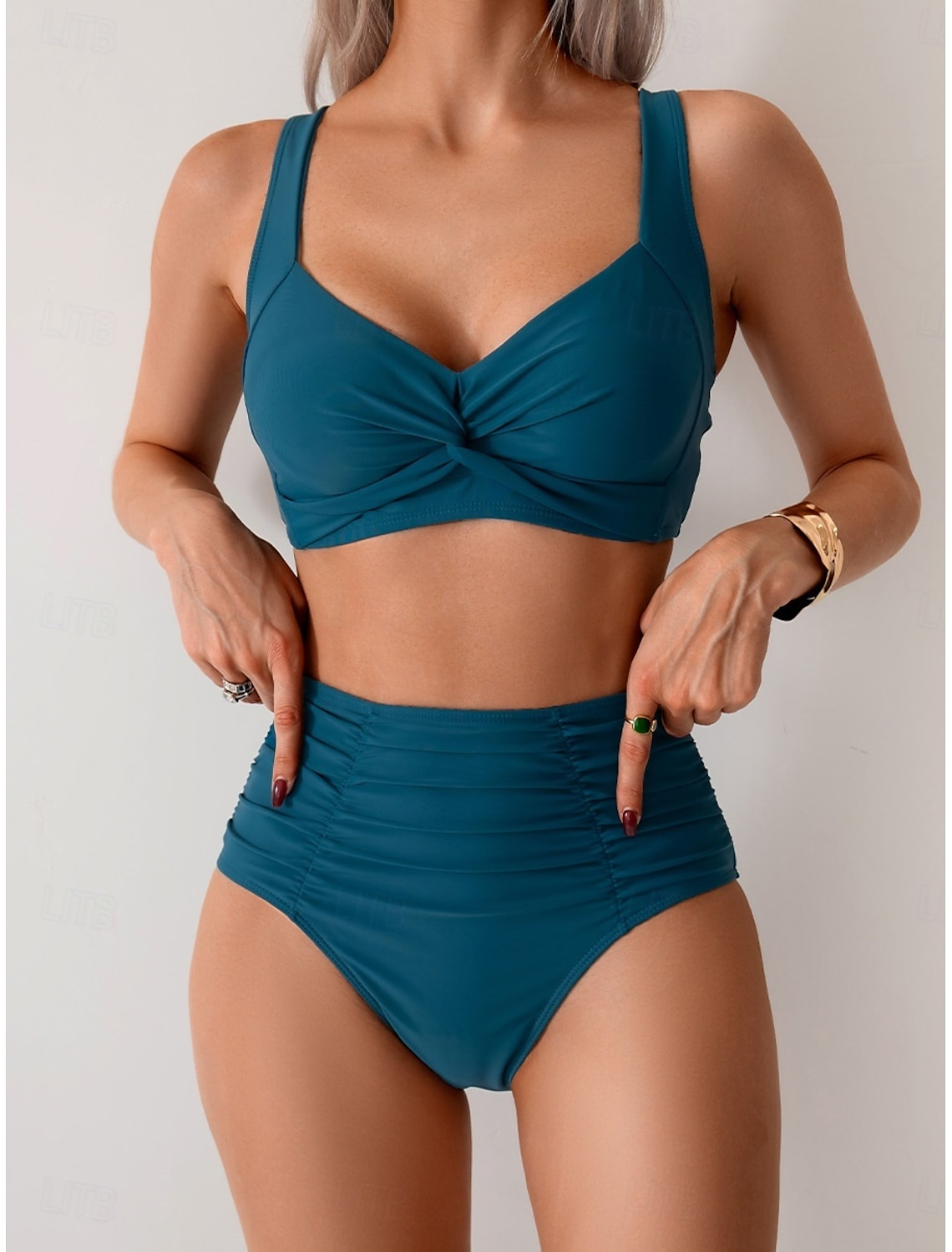 Maureen - Ruched Fabric Bikini