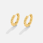 Gold Twist Earrings