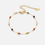Serene Balance Colored Gemstone Bracelet