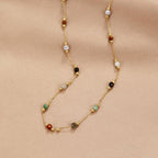 Aria Colorful Gemstone Necklace