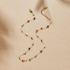 Aria Colorful Gemstone Necklace