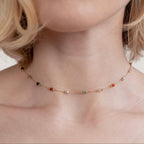 Aria Colorful Gemstone Necklace