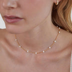 Timeless Gold Pearl Necklace