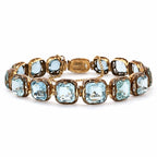 Azure Wave Gold Bracelet