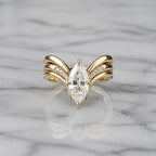 Crown Jewel Gold Ring