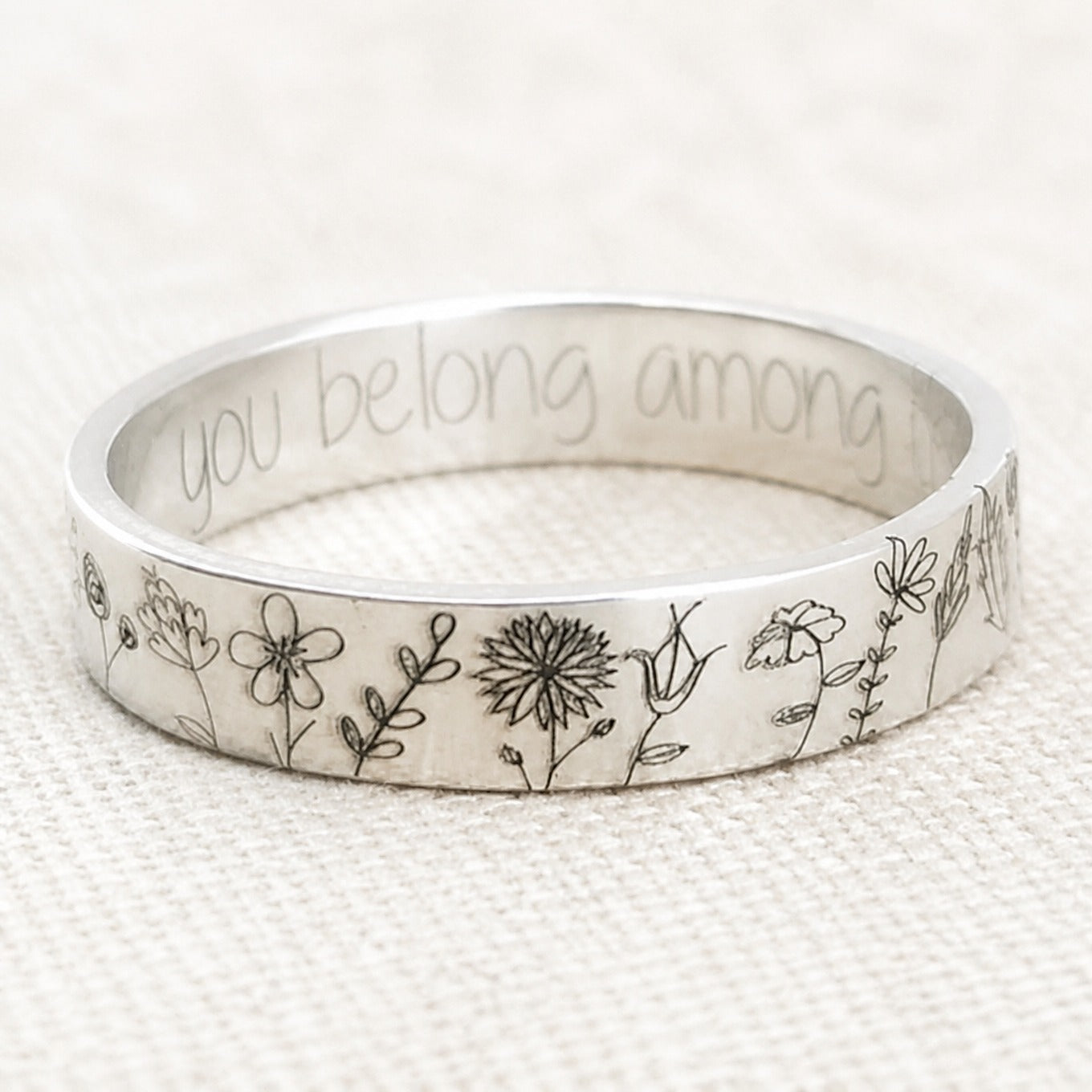 Minimalist Silver Band Ring