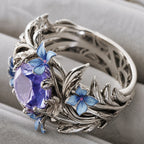 Lavender Bloom Heirloom Ring