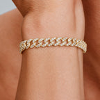 Pave Cuban Shine Bracelet