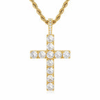 Classic Diamond Cross Necklace