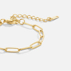 Modern Link Gold Bracelet