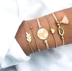 Set of 5 Premium Unique Bracelets