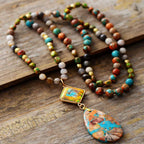 Intense Jasper Healing Energy Necklace