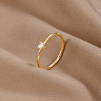 Love Crystal Heart Ring