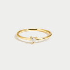Love Crystal Heart Ring