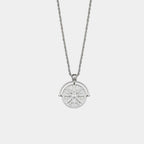 Sun Pendant Necklace in Silver or Gold