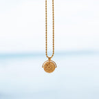 Sun Pendant Necklace in Silver or Gold