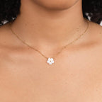 Greatness Bloom Flower Pendant Necklace